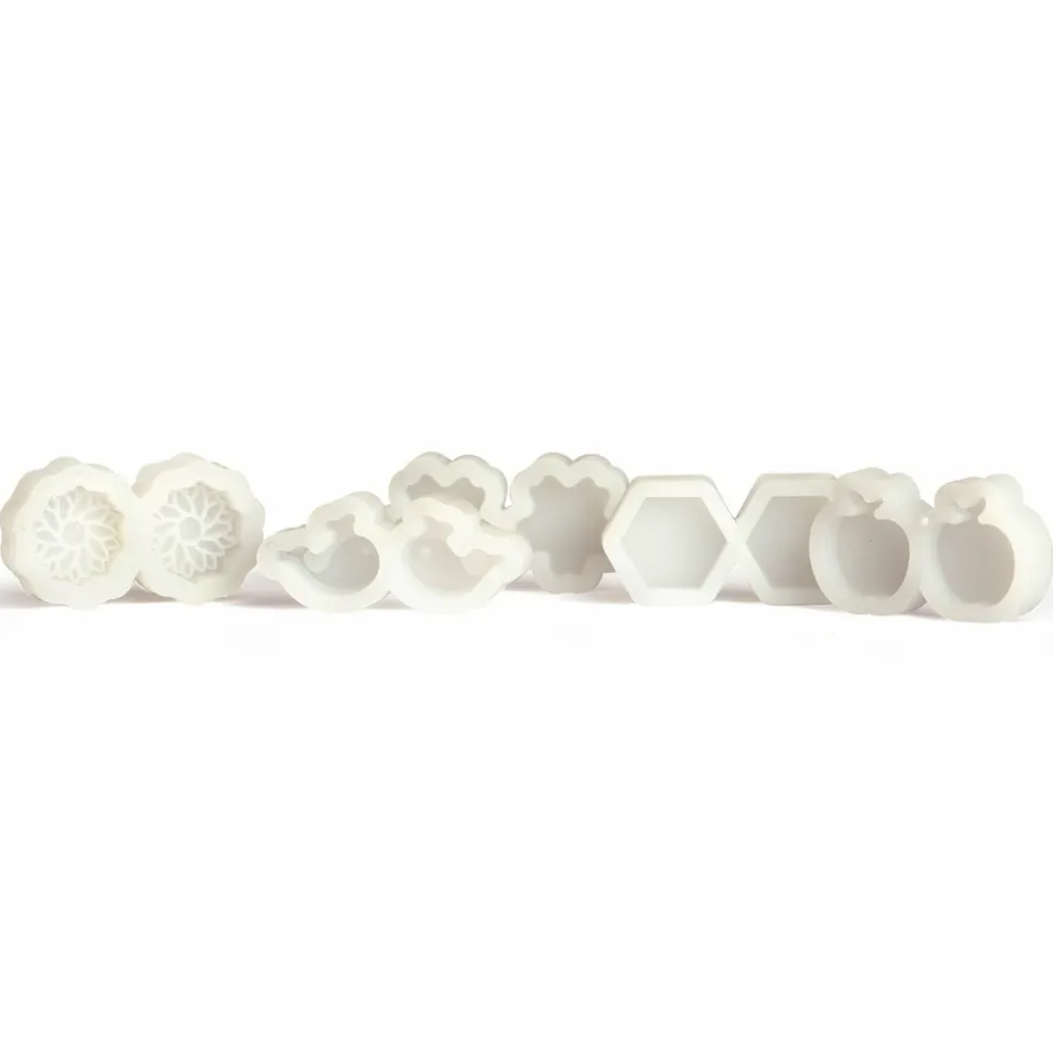 GRAINE CRÉATIVE - 5 mini moules pour bijoux nature