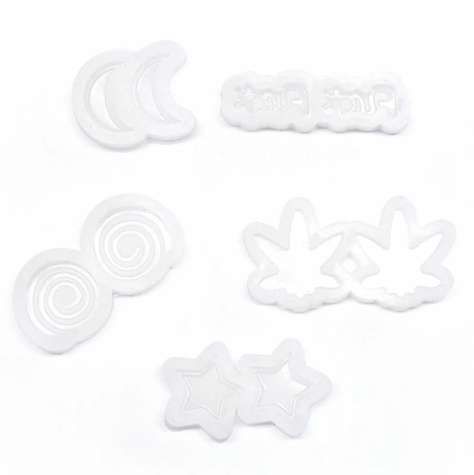 GRAINE CRÉATIVE - 5 mini moules pour bijoux rebelle