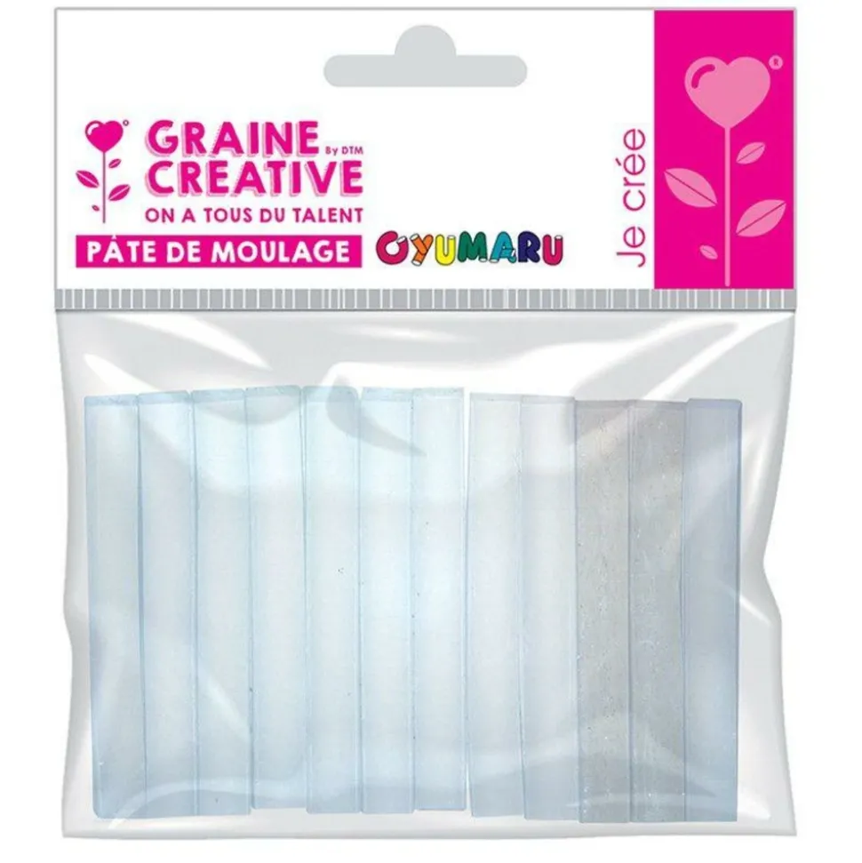 GRAINE CRÉATIVE - 12 pains oyumaru transparents