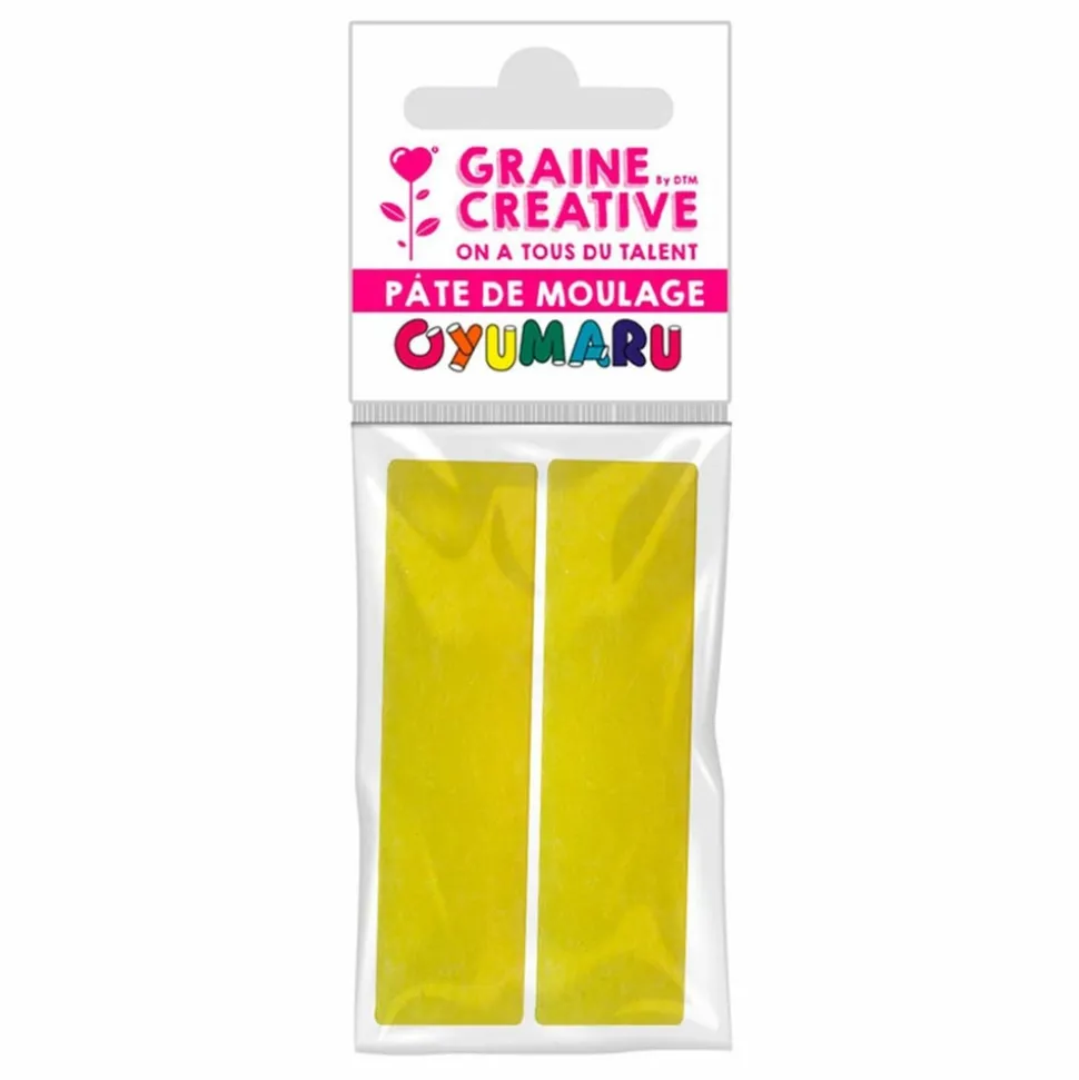 GRAINE CRÉATIVE - 2 pâtes oyumaru jaune