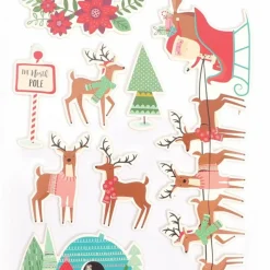 GRAINE CRÉATIVE - 8 stickers thème noël