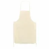GRAINE CRÉATIVE - 10 tabliers adulte en coton blanc cassé 90 x 60 cm