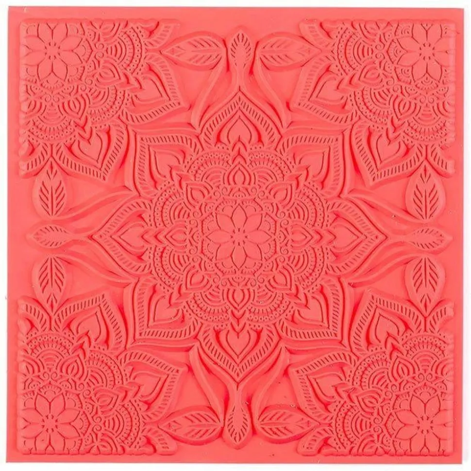 GRAINE CRÉATIVE - 2 tapis de texture pour pâte polymère - boho chic