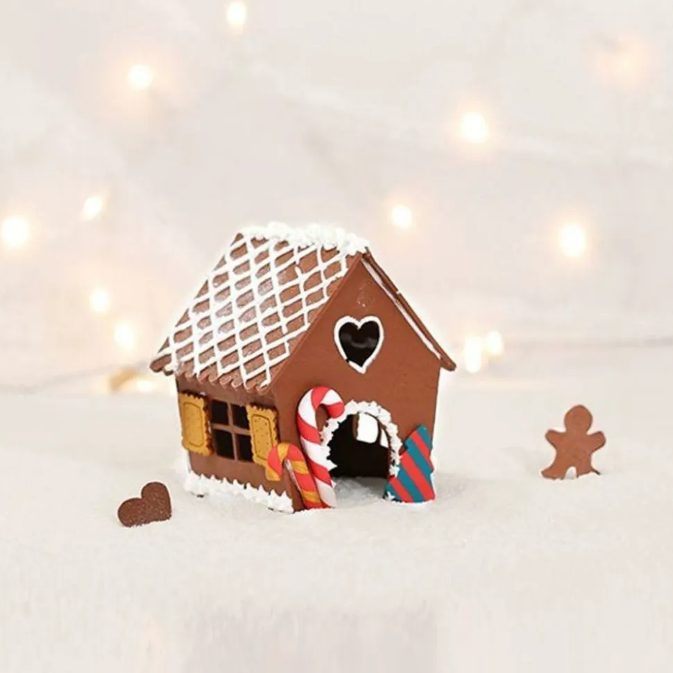GRAINE CRÉATIVE - Coffret pâte polymère - ma maison en pain d'épices