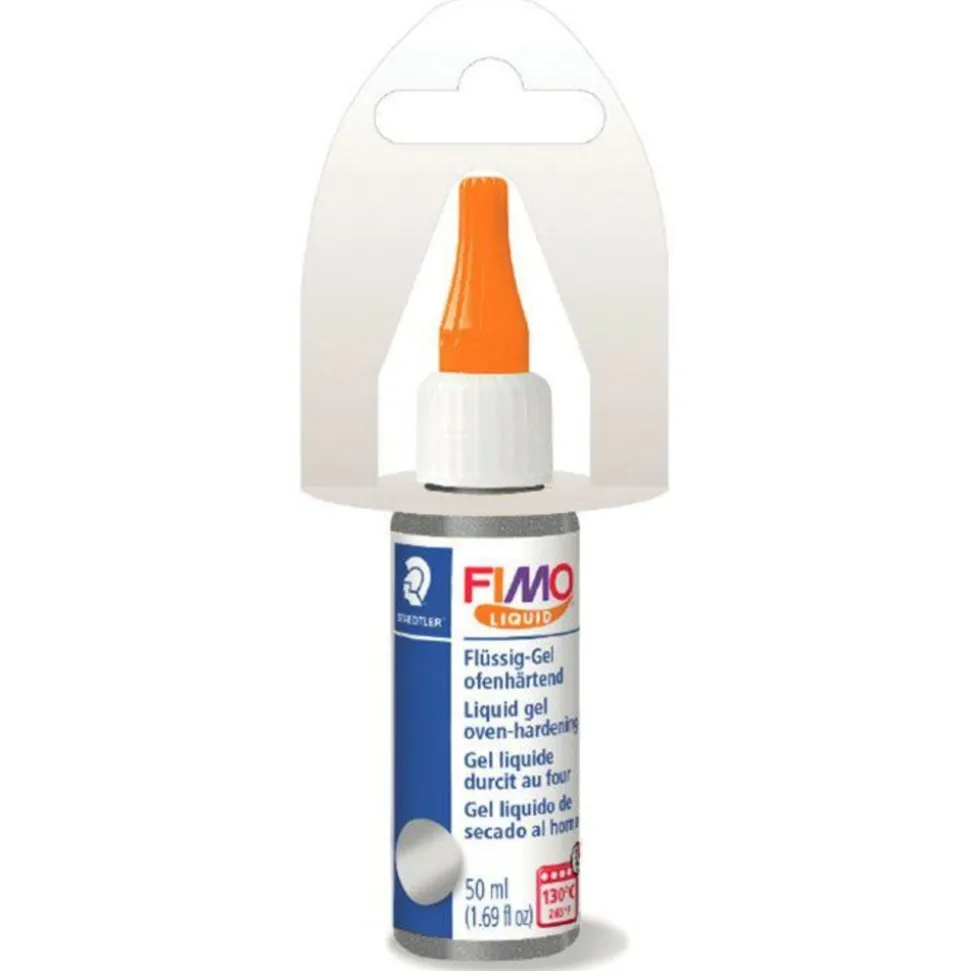 GRAINE CRÉATIVE - Gel pâte polymère liquide 50 ml argenté