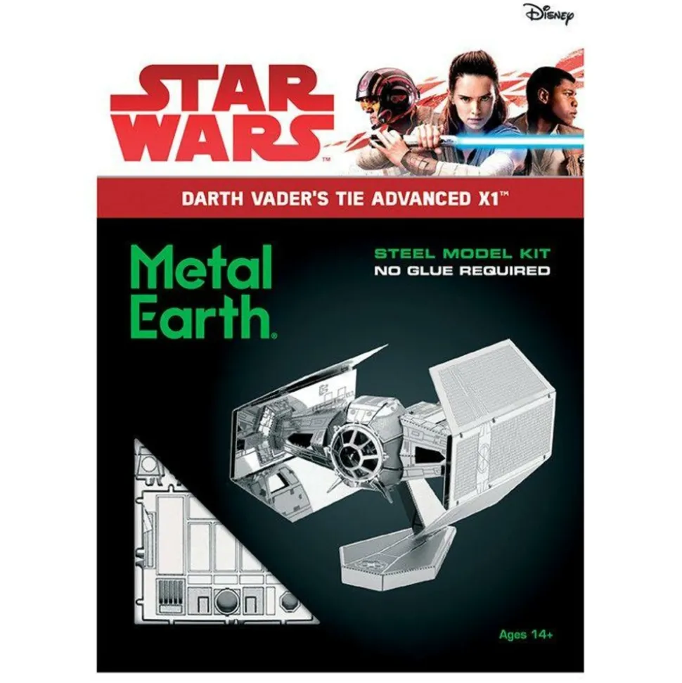 GRAINE CRÉATIVE - Maquette 3d en métal star wars - darth vader's tie fighter