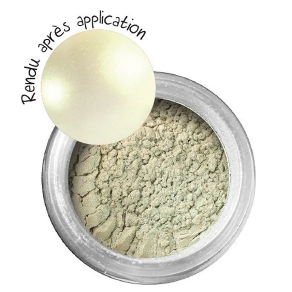 GRAINE CRÉATIVE - Poudre effet métallique pour pâte polymère - jade