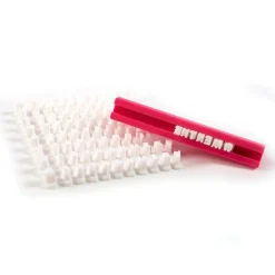 GRAINE CRÉATIVE - Réglette tampon alphabet pour pâte polymère