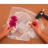 GRAINE CRÉATIVE - Voile de tulle à broder 45 x 60 cm
