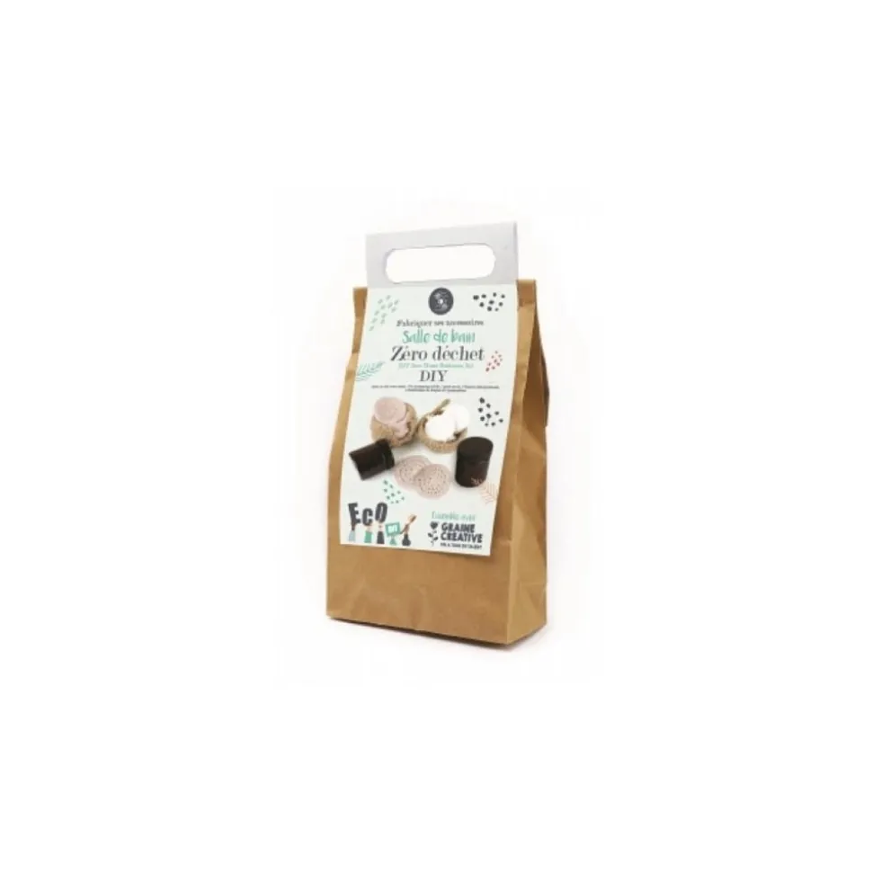 GRAINE CREATIVE - Coffret zéro déchet pour une salle de bain écologique