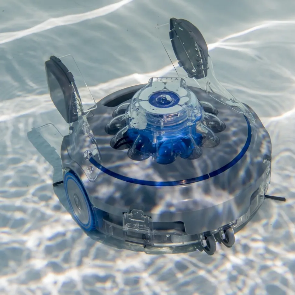 GRE POOLS - Robot à batterie rechargeable pour piscines hors-sol et enterrées jusqu'à 12x5m