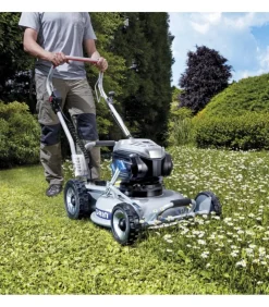 GRIN - Tondeuse à gazon sans fil 82v professionnelle, 1000m² d'autonomie, mulching - grin bm46-82v