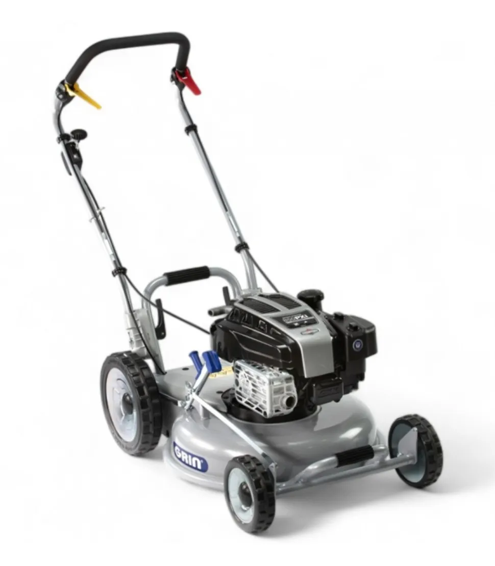 GRIN - Tondeuse thermique professionnelle 53cm - mulching haute performance, moteur briggs stratton 190cm3 - 2 vitesses avant - grin