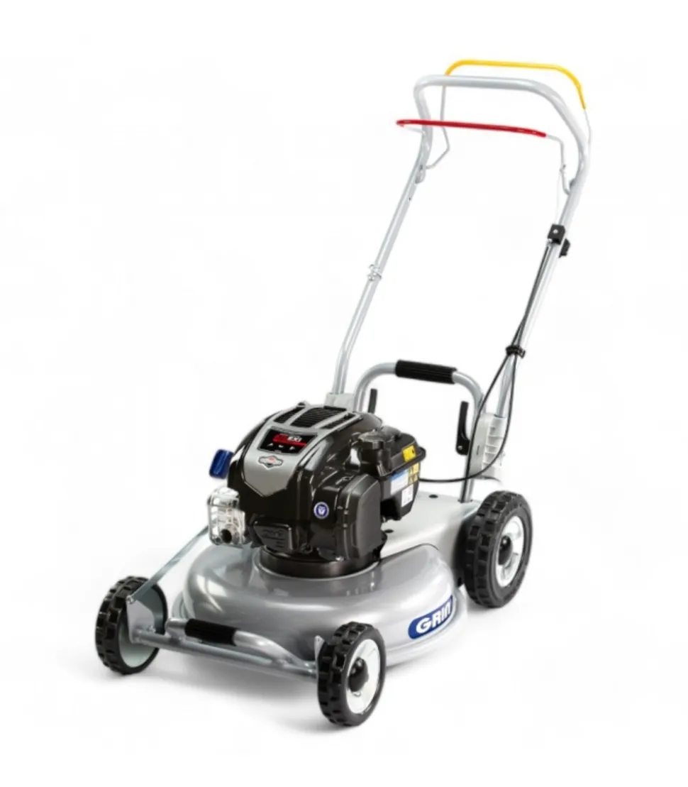 GRIN - Tondeuse thermique grin - moteur briggs stratton, mulching professionnel, 1200m² à 3000m² - hm53a