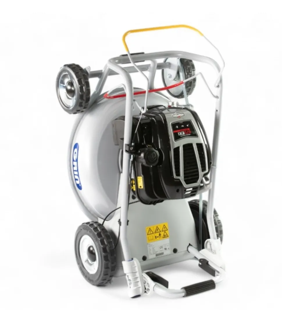 GRIN - Tondeuse thermique grin - moteur briggs stratton, mulching professionnel, 1200m² à 3000m² - hm53a