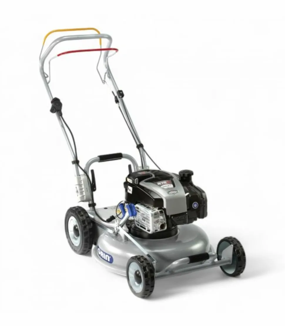 GRIN - Tondeuse thermique 53 cm 163cm³, mulching réinventé, traction et démarrage électrique - grin hm53a-instart