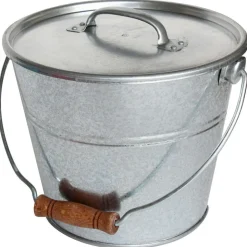 GUILLOUARD - Seau à compost avec couvercle, acier galvanisé 5L