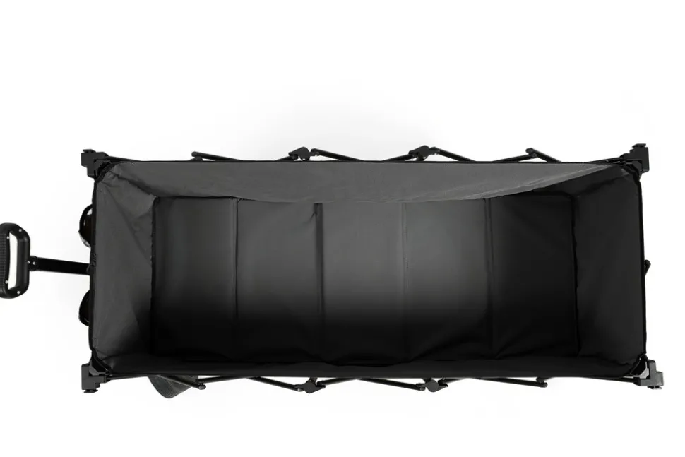 GUTENT - Chariot extensible pliable 100kg, roues tout-terrain, 300l, vert armée