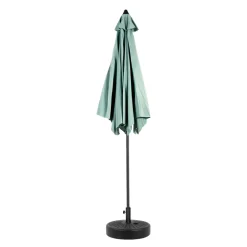 GUTENT - Parasol à manivelle,grand parapluie double face pour l'extérieur,vert clair