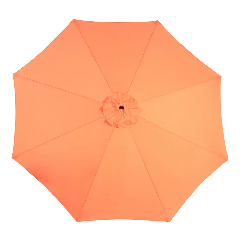 GUTENT - Parasol à manivelle,parasol extérieur double face rectangulaire grand,orange