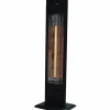 HABITAT ET JARDIN - Chauffage électrique radiant "tornado" - 2000w - noir