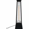 HABITAT ET JARDIN - Chauffage électrique radiant en fibre de carbone "volcano" - 2000w - noir