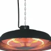 HABITAT ET JARDIN - Chauffage électrique suspendu - 1500w - noir