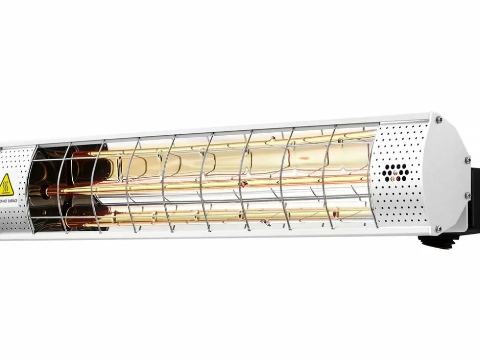 HABITAT ET JARDIN - Chauffage de terrasse infrarouge - 2000w - argenté