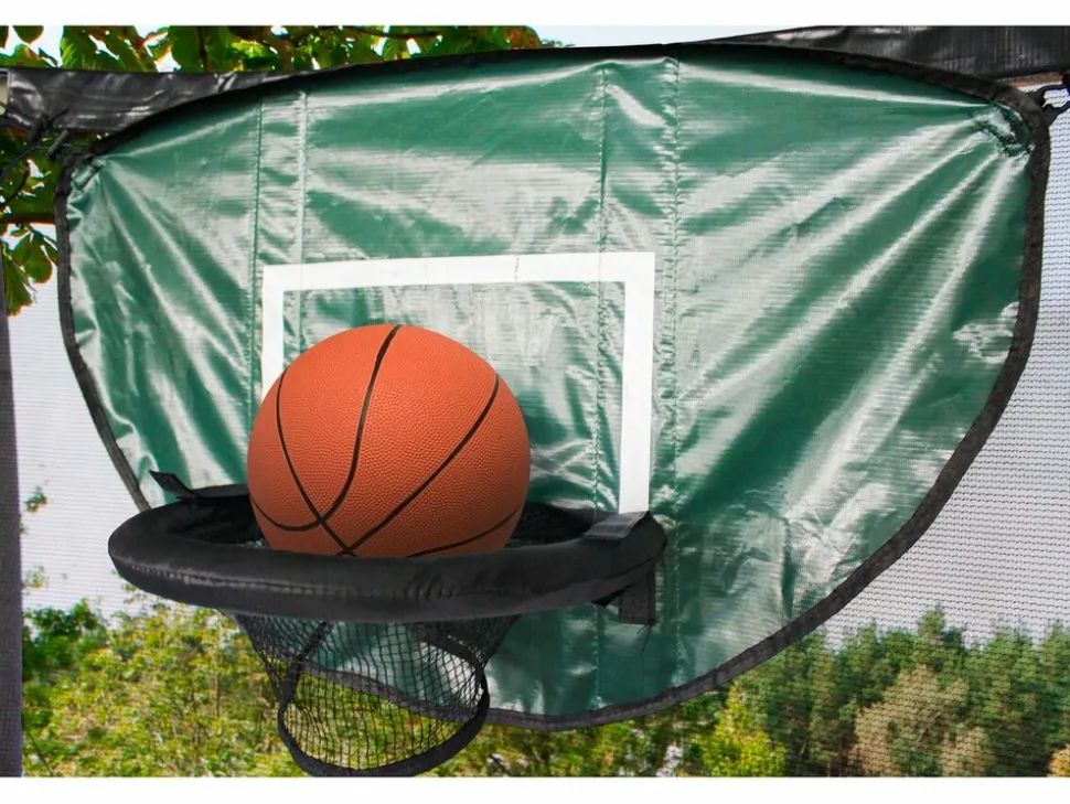 HABITAT ET JARDIN - Panier de basket universel pour trampoline "loopy" - vert