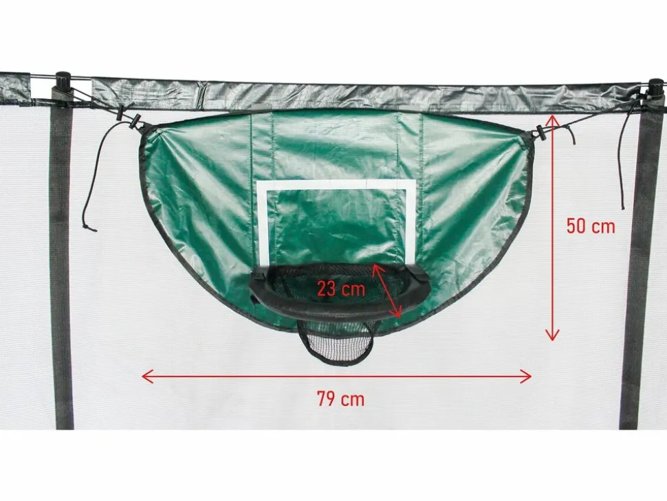 HABITAT ET JARDIN - Panier de basket universel pour trampoline "loopy" - vert