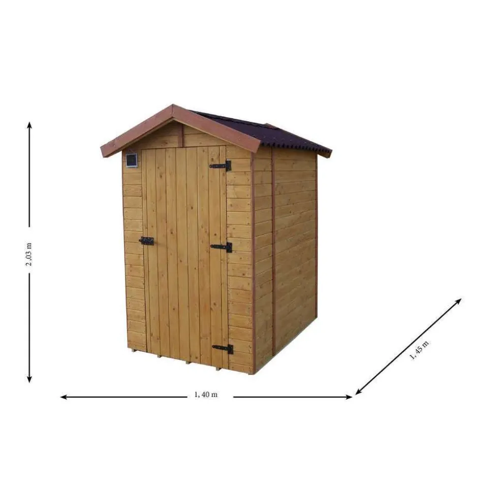 HABRITA - Toilettes sèches écologique en bois - 2.03 m²