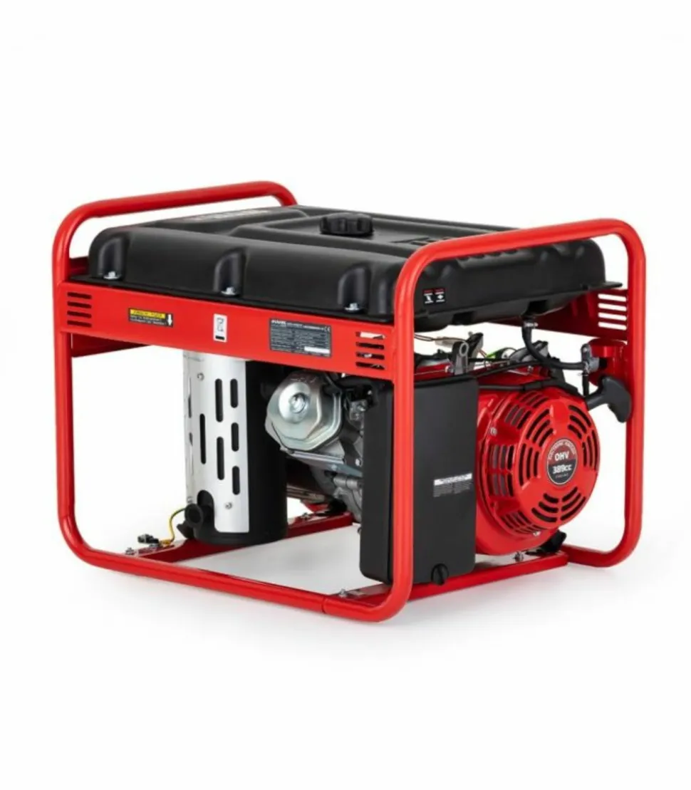 HAHN & SOHN - Groupe électrogène à essence 5 kw avr, usage professionnel et domestique - hahn sohn hgg 5500 x-h