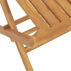 HELLOSHOP26 - Ensemble à dîner salon de jardin meuble d'extérieur 5 pièces bois de teck massif