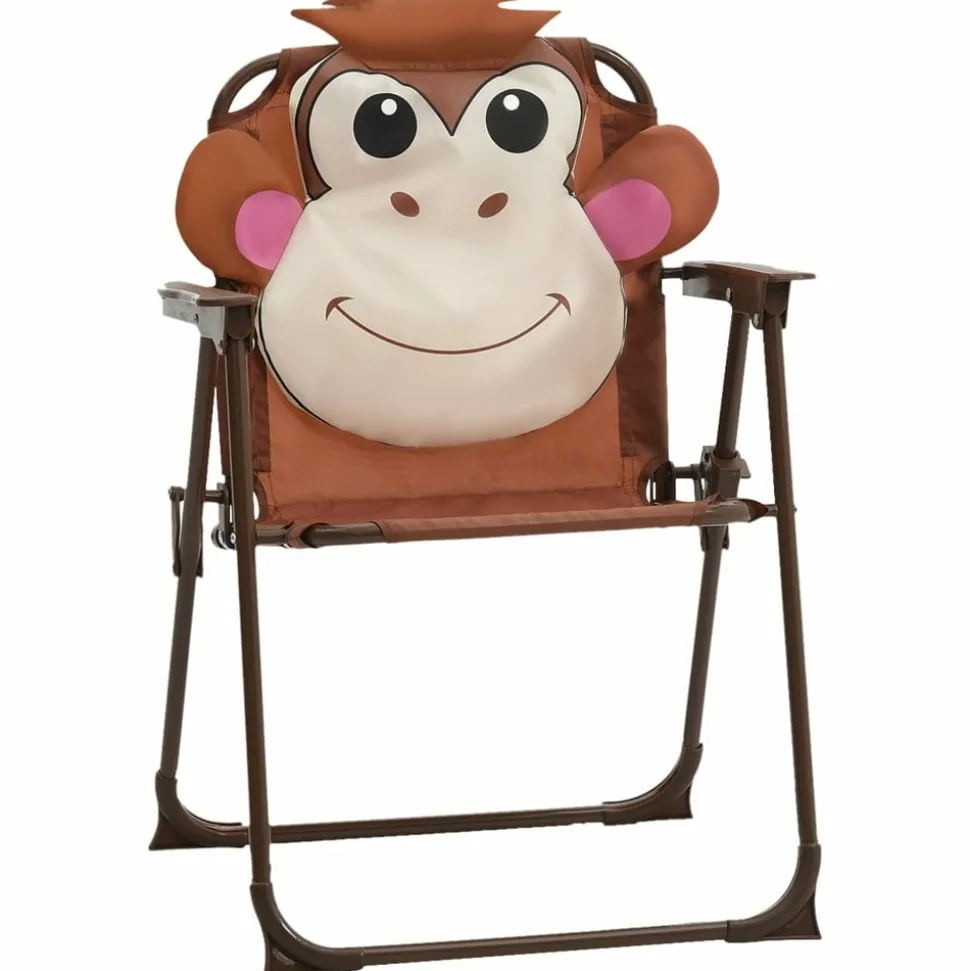 HELLOSHOP26 - Jeu de bistro avec parasol pour enfants 3 pièces marron