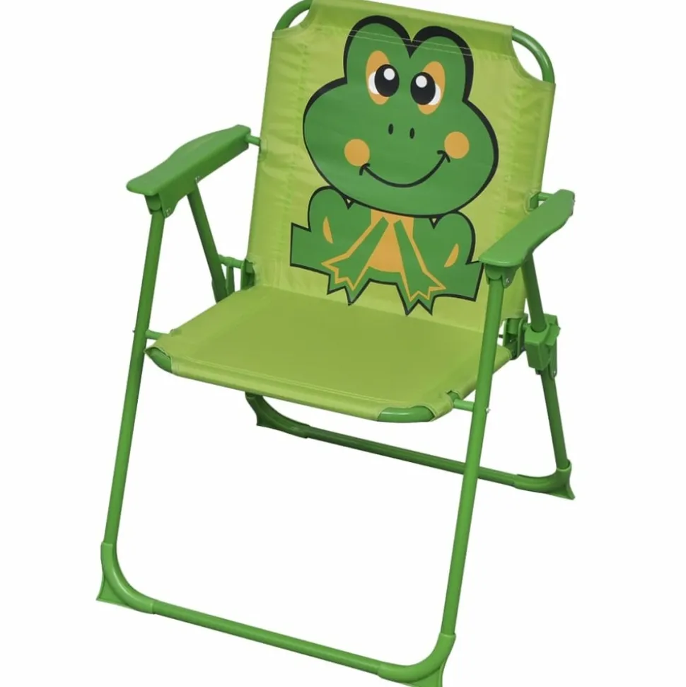 HELLOSHOP26 - Jeu de bistro avec parasol pour enfants 3 pièces vert