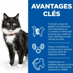 HILL'S - Croquettes chat science plan sterilised mature adult poulet - hill's 3 kg