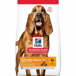 HILL'S - Croquettes chien science plan adult mature 7+ light poulet - hill's 14 kg