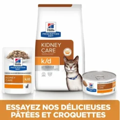 HILL'S - Patee chat adult prescription diets k/d kidney care poulet (sachet) - hill's 12*85 g