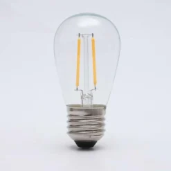 ILLUPRO - Ampoule filament 2w e27 g45 verre led blanc chaud 2700 kelvin pour guirlande guinguette