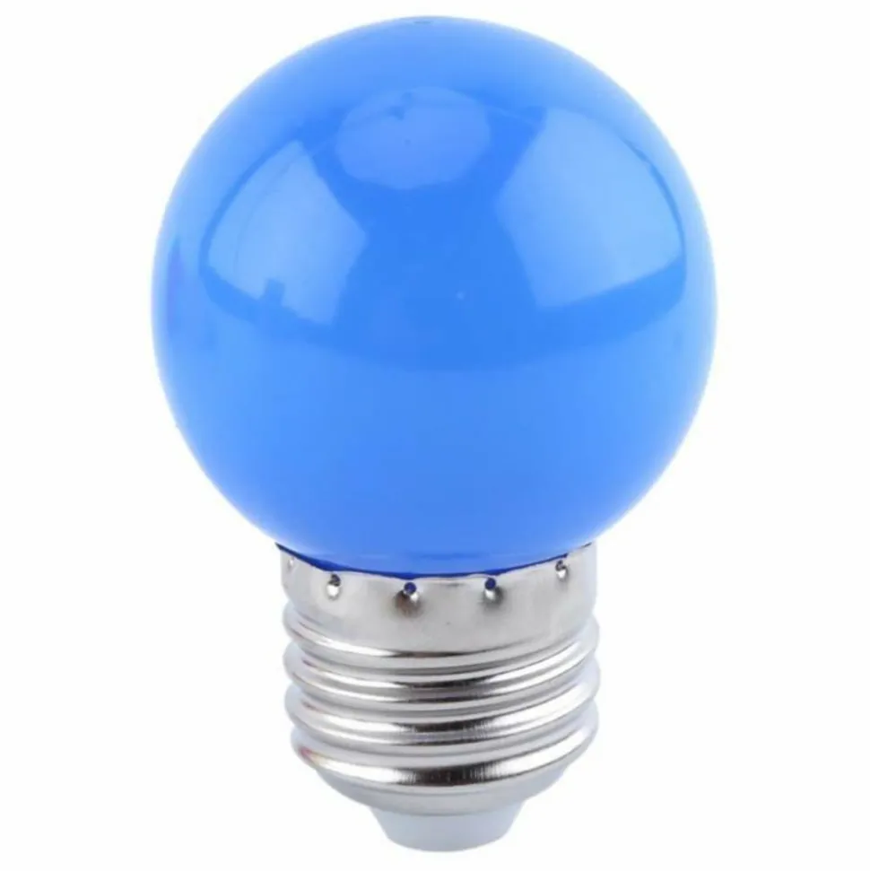 ILLUPRO - Ampoule guinguette multicolores 1w lot de 10 e27 led plastique professionnelle