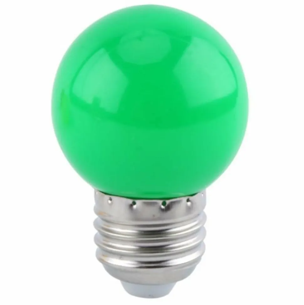 ILLUPRO - Ampoule guinguette multicolores 1w lot de 10 e27 led plastique professionnelle