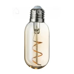 ILLUPRO - Guirlande guinguette vintage 10m dimmable 10 ampoules spirales filaments blanc très chaud t45 connectable