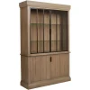 INTERIOR'S - Buffet vitré bois beige - demeure interior's