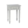 INTERIOR'S - Table de chevet 1 tiroir mdf gris - gustavien interior's