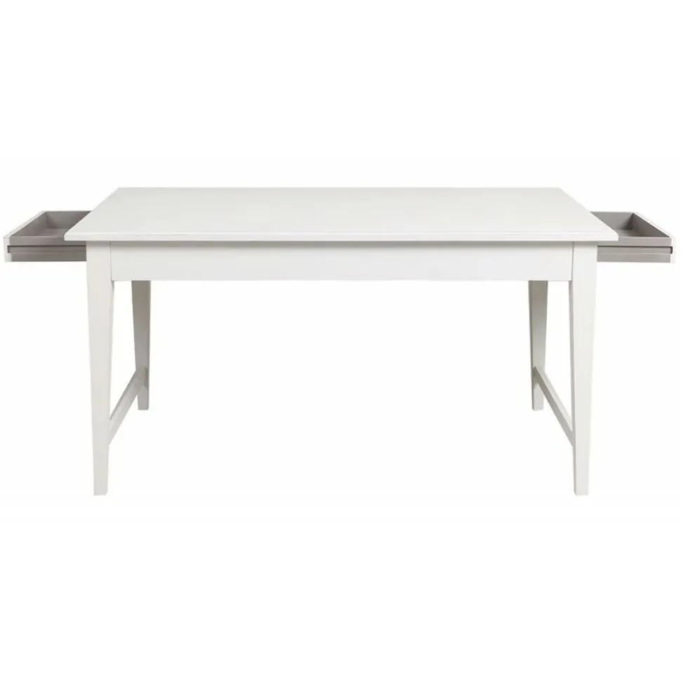 INTERIOR'S - Table rectangulaire bois blanc - rhode island interior's