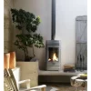 INVICTA - Poele a bois invicta cassine - puissance optimale :10 kw - max : 15 kw - rendement 76%, bûches 34 cm - fabriqué en france