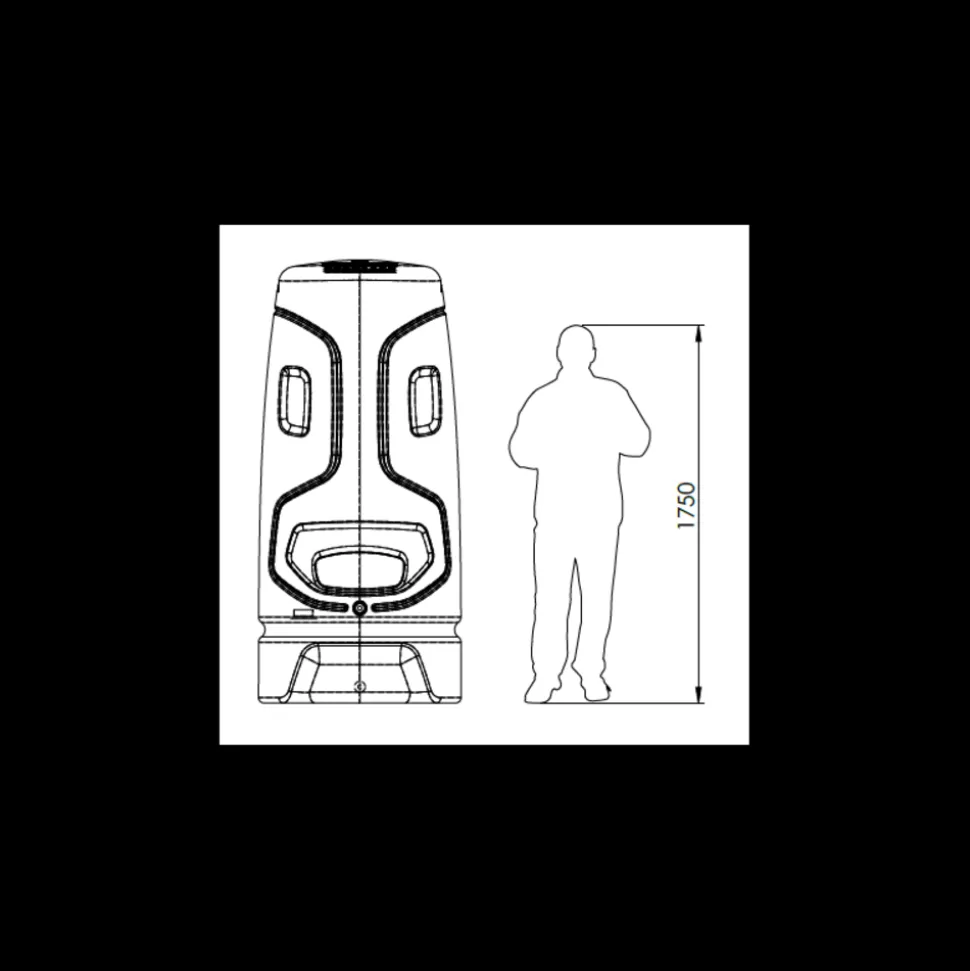 JARDINEO - Récupérateur d'eau TOTEM Ivoire