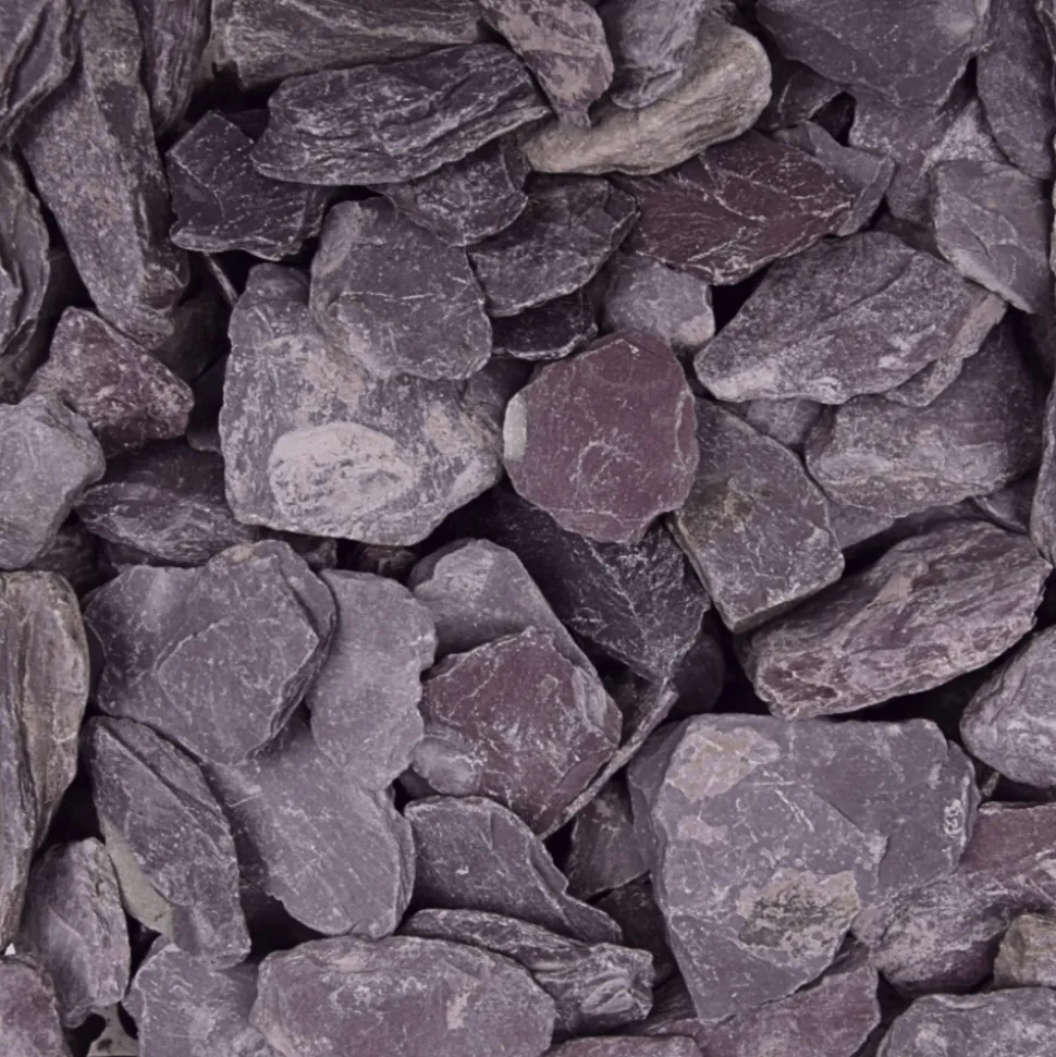 JARDINEX - Ardoise violette 30/60 mm - big bag 1t (13 m²) - violette