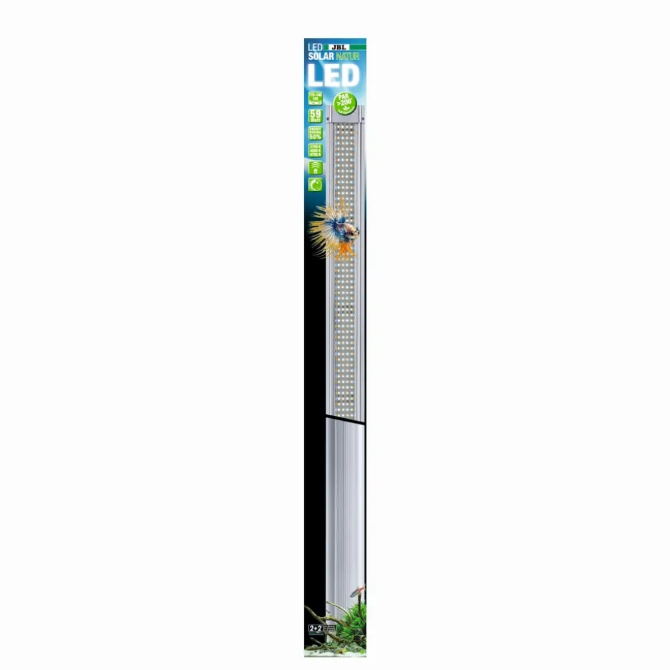 JBL - Rampe d'éclairage Led pour aquarium, Solar Natur 59W 1149/1200 mm