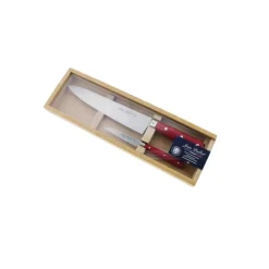 Jean dubost coffret 2 couteaux de cuisine rouge - c000a5p0p69048